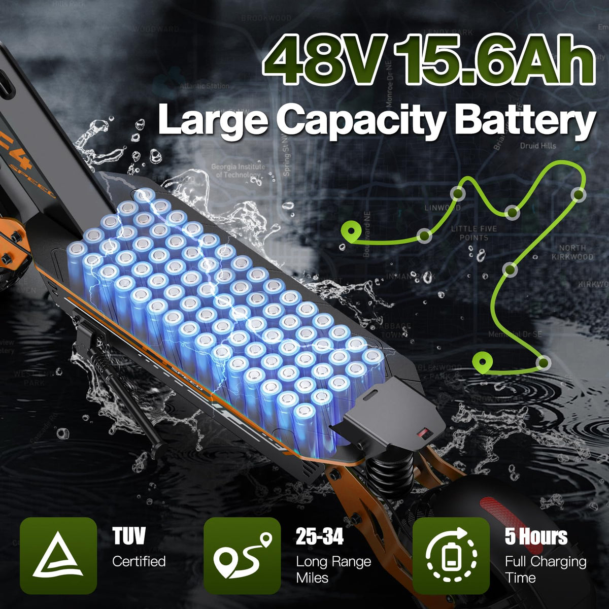 1200W Electric Scooter O1468
