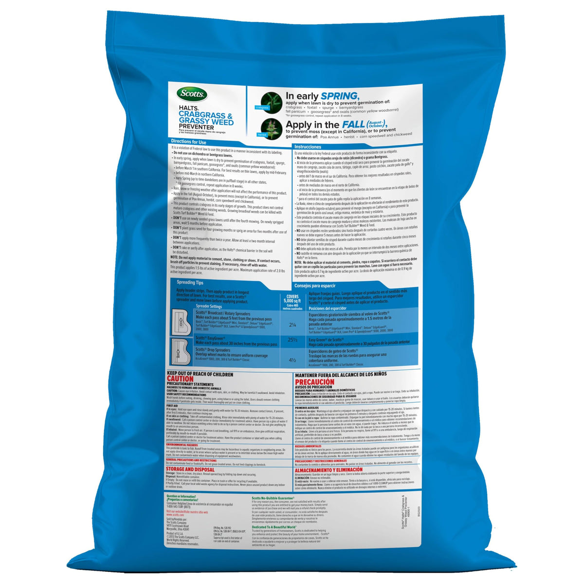 Crabgrass & Grassy Weed Preventer 10.06 lbs C37274