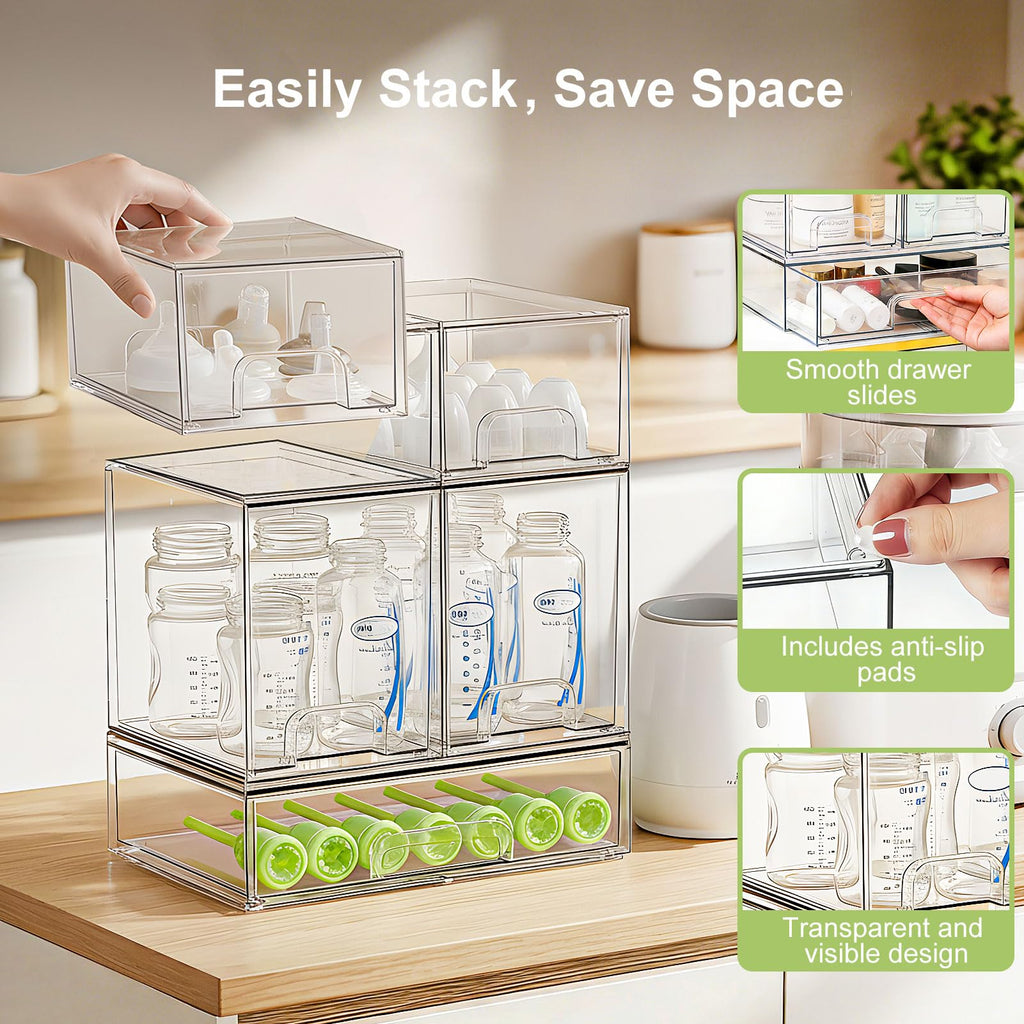 Acrylic Stackable Bottle Storage Organizer X24565