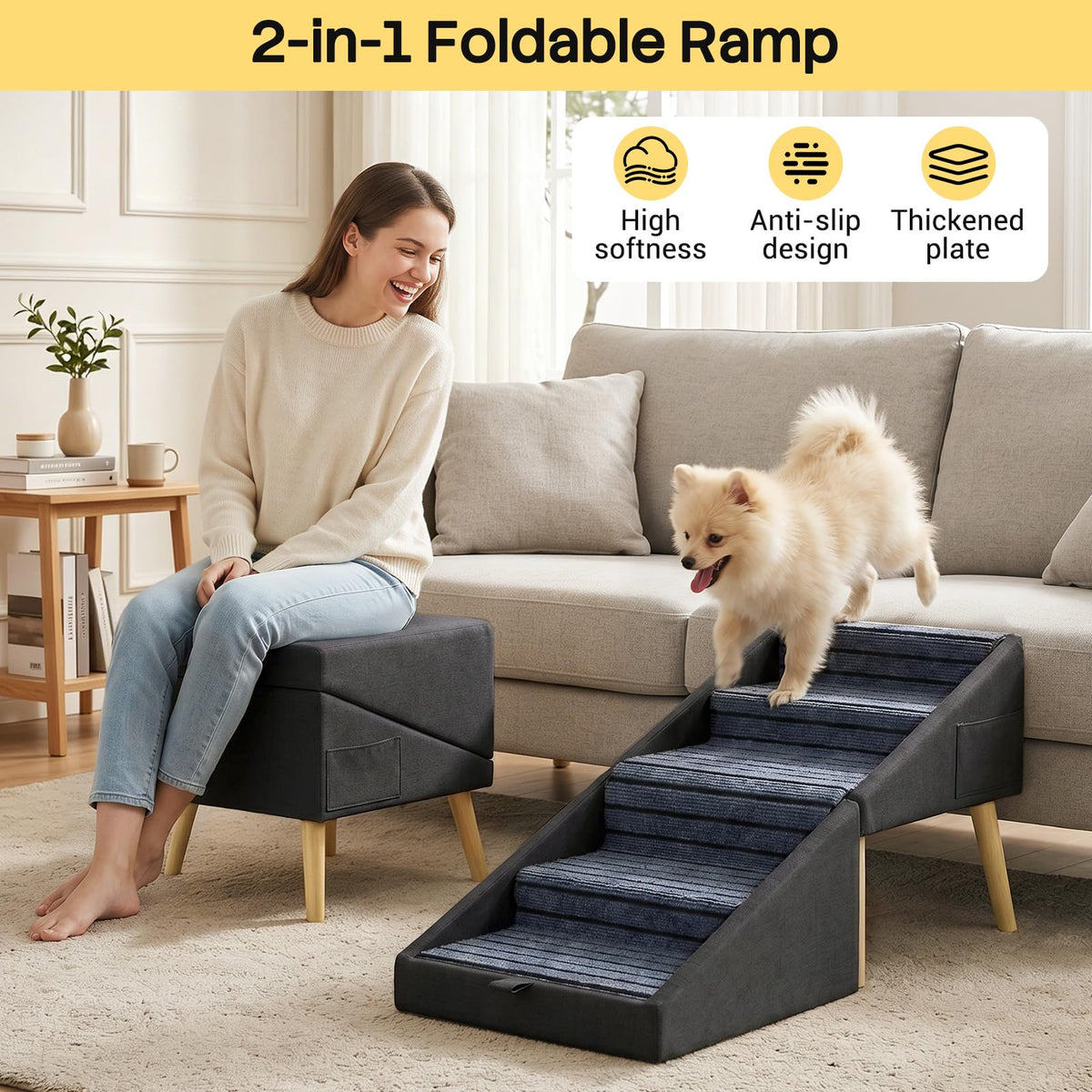 2-in-1 Dog Stairs R526770