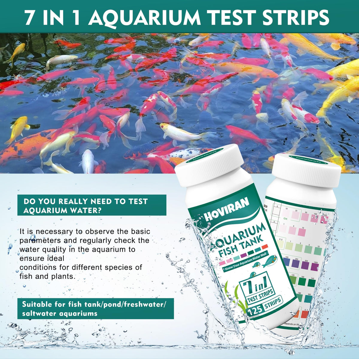 Aquarium Test Strips 125 Strips H9124