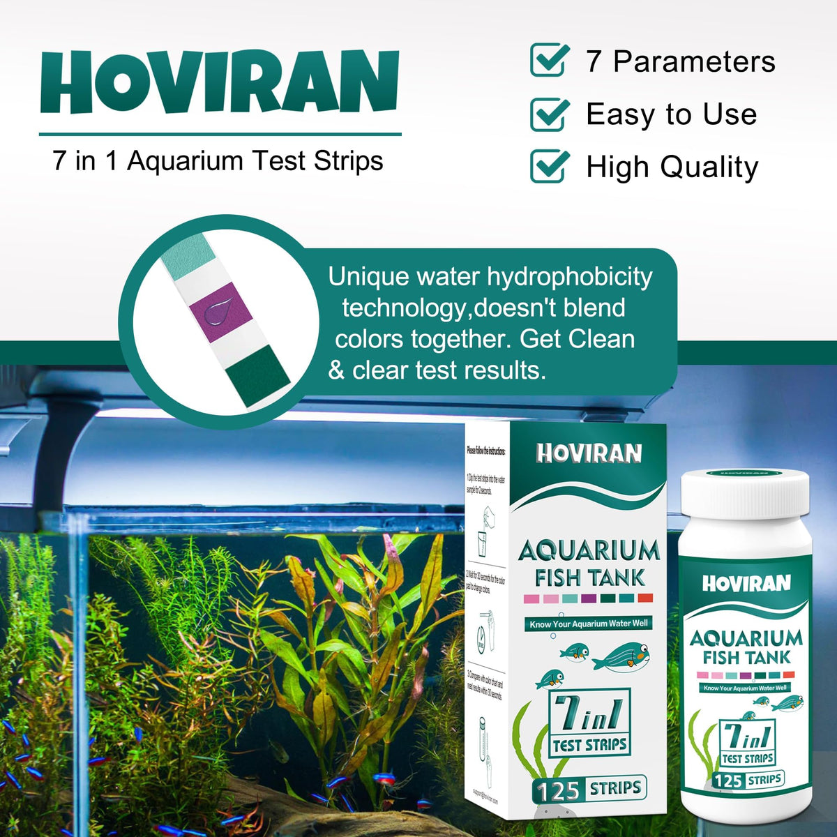 Aquarium Test Strips 125 Strips H9124