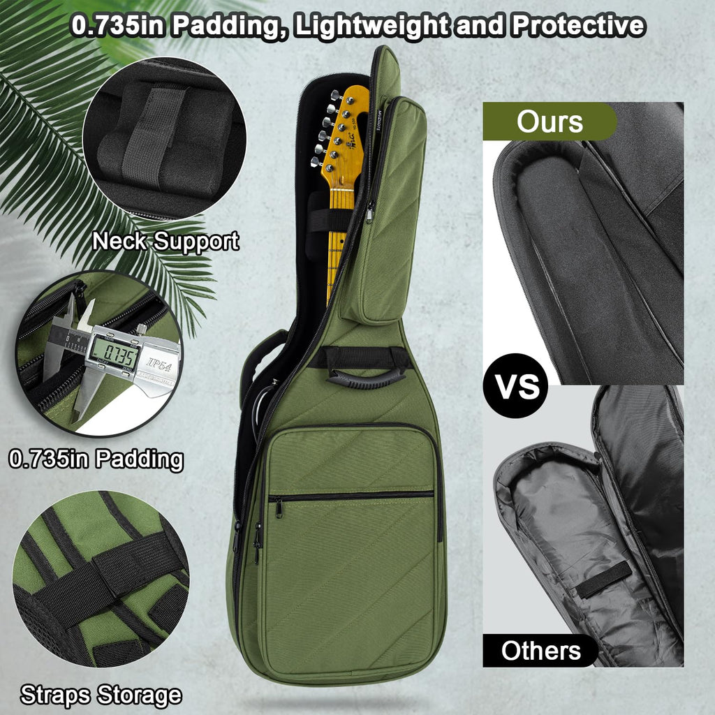 Electric Guitar Bag with 3 Pockets O964