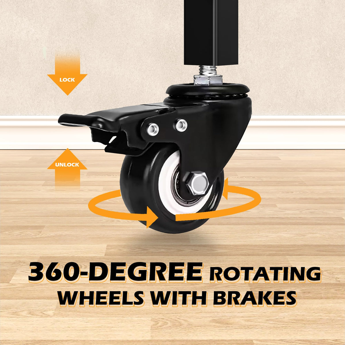 4-Tier 40-Ball Basketball Rack with Wheels B95279