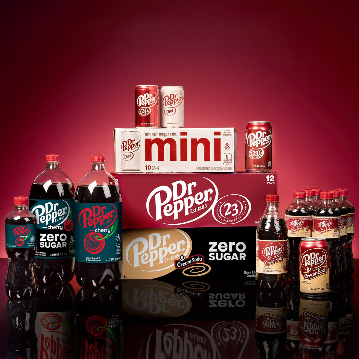Zero Sugar Soda 12 fl. oz. Cans 12 Pack Pack of 2 V31863