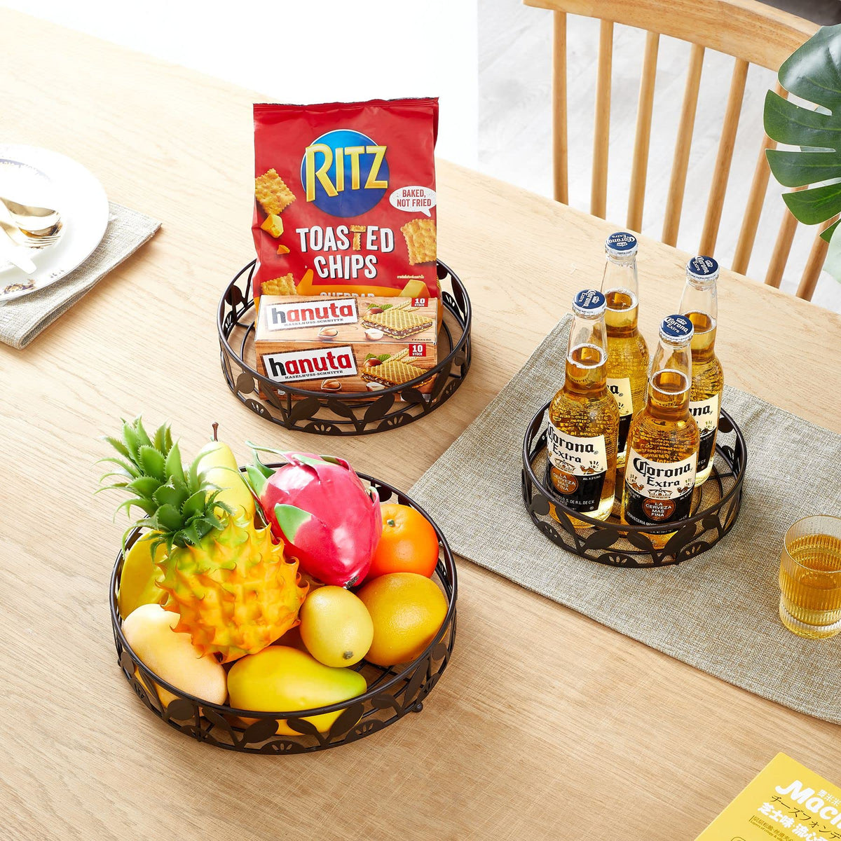 3 Tier Detachable Fruit Basket Stand O64260